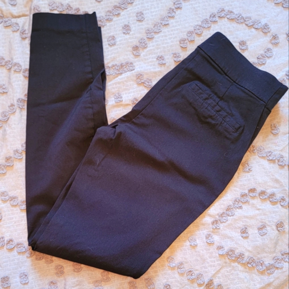 Maurices Bengaline Skinny Ankle Pant Black Small NWOT